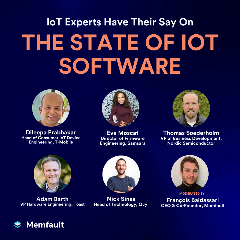Watch the panel on the State of IoT Software