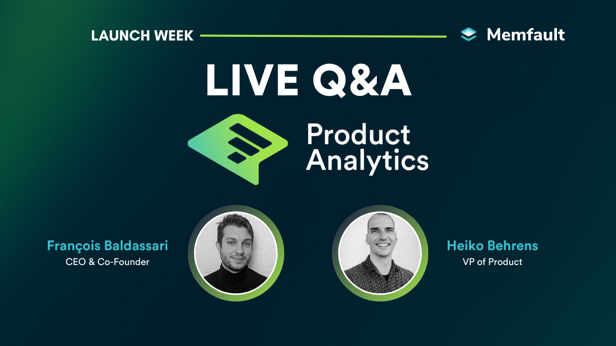 product analytics q&a event