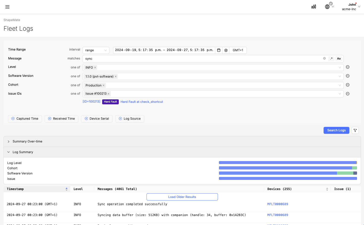 Automatic log data enrichment